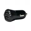 LogiLink set caricabatterie USB da auto, caricabatterie a 2 porte + supporto