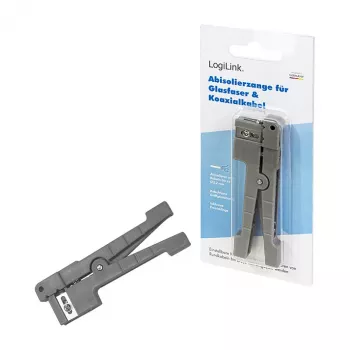 LOGILINK WZ0063 spelafili universale per cavi in fibra ottica, coassiali e in rame fino a 3,2 mm