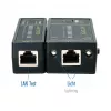 LOGILINK WZ0080 tester per cavi LAN e PoE finder con magnete, torcia, LCD retroilluminato, portata 300 m