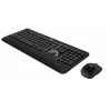 Logitech Advanced Combo set tastiera e mouse wireless - nero