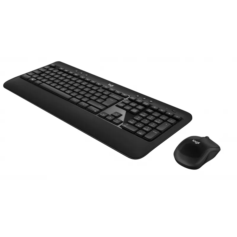 Logitech Advanced Combo set tastiera e mouse wireless - nero