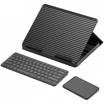 Logitech Casa Pop-Up Desk - Set portatile con tastiera e touchpad