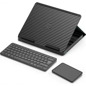 Logitech Casa Pop-Up Desk - Set portatile con tastiera e touchpad