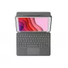 Logitech Combo Touch - Custodia con tastiera e folio - con trackpad - retroilluminata - Apple Smart Connector - QWERTY - Italiano - grafite - per Apple iPad 10,2 pollici (7ª generazione, 8ª generazione, 9ª generazione)