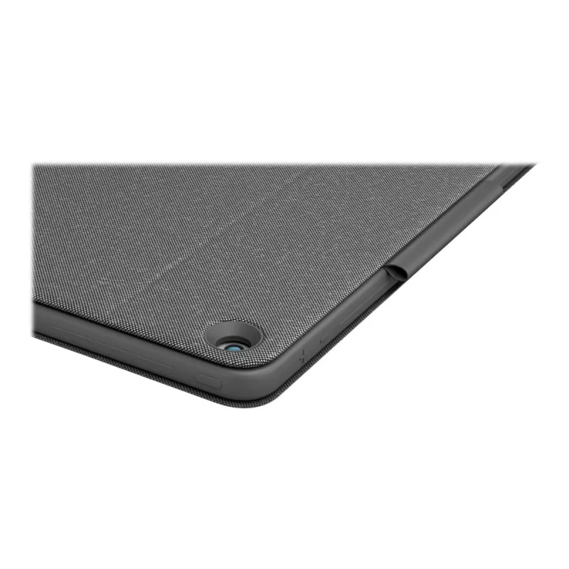 Logitech Combo Touch - Custodia con tastiera e folio - con trackpad - retroilluminata - Apple Smart Connector - QWERTY - Italiano - grafite - per Apple iPad 10,2 pollici (7ª generazione, 8ª generazione, 9ª generazione)