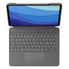 Logitech Combo Touch custodia con tastiera e trackpad per iPad Pro 12.9 (5ª gen.), layout Pan Nordic, Oxford Gray