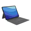 Logitech Combo Touch custodia con tastiera e trackpad per iPad Pro 12.9 (5ª gen.), layout Pan Nordic, Oxford Gray