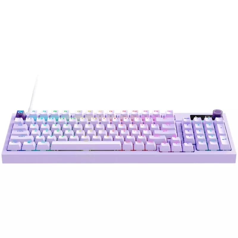 Logitech G316 X 98 Tastiera da gaming con filo - lilla - US International - switch tattili