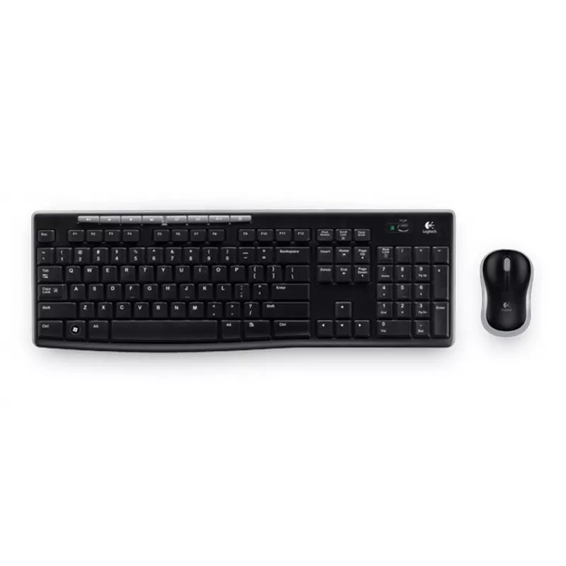 Logitech MK270 Combo wireless – Tastiera e mouse RF 2,4 GHz full-size (nero)
