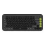 Logitech POP ICON KEYS Graphite Tastiera meccanica senza fili French AZERTY