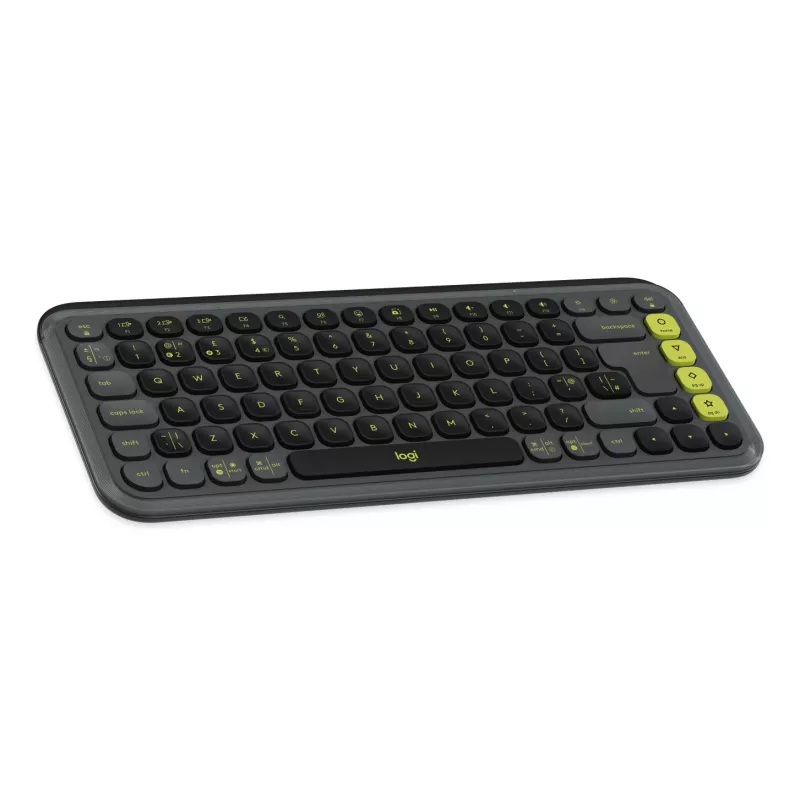Logitech POP Icon Keys Tastiera wireless, Graphite (UK)
