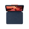 Logitech Rugged Combo 4 Custodia con tastiera e trackpad per iPad 10ª generazione, Apple Smart Connector, Classic Blue