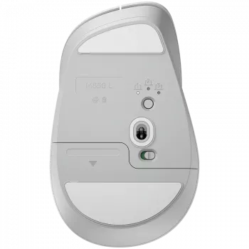Logitech Signature Comfort Plus M850L Mouse Wireless - Bianco panna - Bluetooth