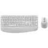 Logitech Signature Comfort Plus MK880 combo wireless - Off-White - US International - Bluetooth - Logi Bolt