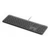 Logitech Signature Slim Wired K620 for Business tastiera, layout QWERTZ, grafite