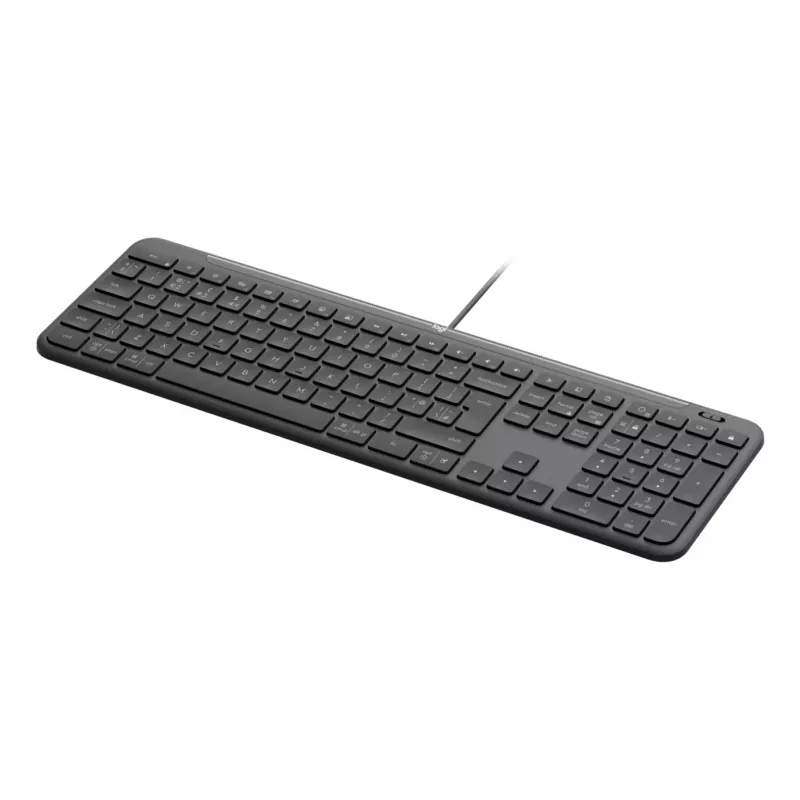 Logitech Signature Slim Wired K620 for Business tastiera, layout QWERTZ, grafite