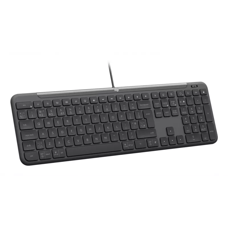 Logitech Signature Slim Wired K620 for Business tastiera, layout QWERTZ, grafite