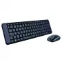 Logitech Wireless Combo MK220 - set tastiera e mouse wireless 2.4 GHz, nero