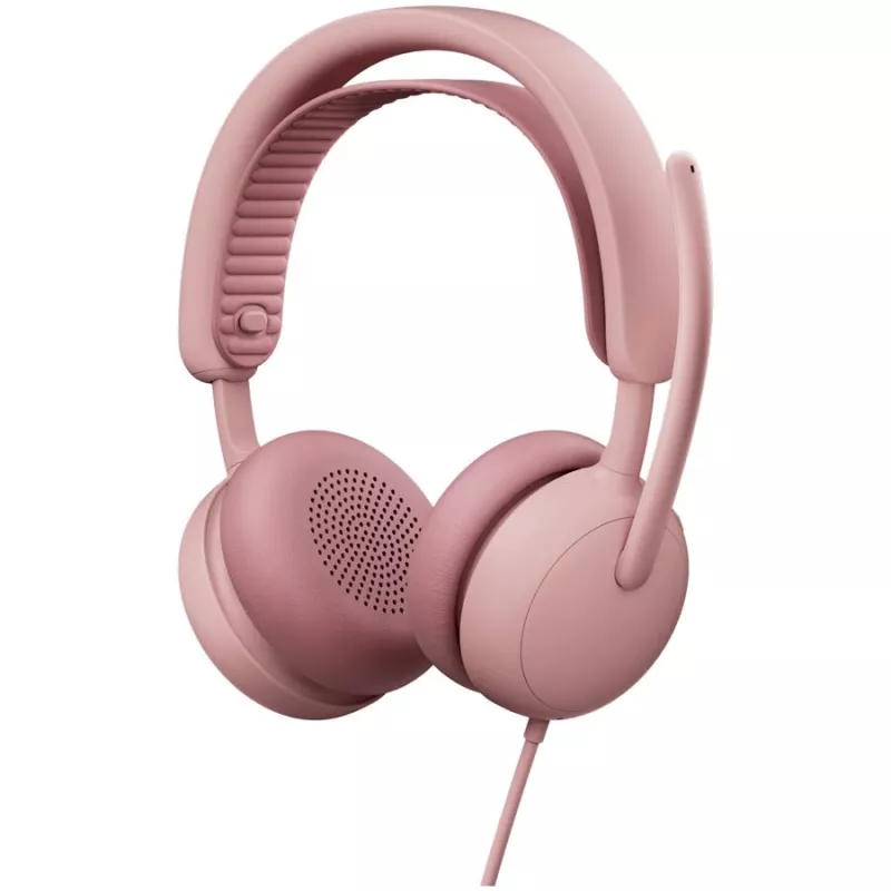 Logitech Zone Wired 2 Cuffie con microfono, rosa