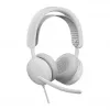 Logitech Zone Wired 2 Cuffie on-ear USB-C con microfono ad archetto con cancellazione del rumore, off-white