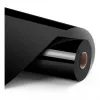 LOKLiK pellicola in vinile adesivo permanente lucido nero 30,5 x 180 cm (12 inch x 6 ft) - 1 rotolo