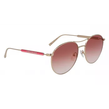 Longchamp LO133S-59770 occhiali da sole donna Butterfly, montatura havana, lenti marroni sfumate, 59 mm