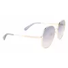 Longchamp LO161S-704 occhiali da sole donna, montatura havana, lenti marroni sfumate, 59 mm