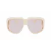 Longchamp LO736S-109 donna occhiali da sole oversize quadrati havana marrone sfumato