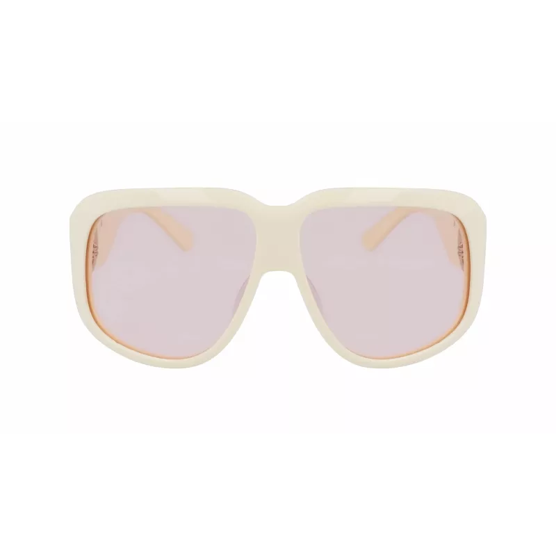 Longchamp LO736S-109 donna occhiali da sole oversize quadrati havana marrone sfumato