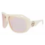 Longchamp LO736S-109 donna occhiali da sole oversize quadrati havana marrone sfumato