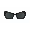 LONGCHAMP LO749S-001 Occhiali da sole da donna - montatura nera, lenti grigie, 50 mm