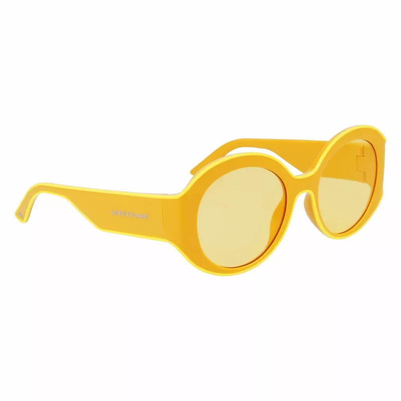 LONGCHAMP LO758S-741 occhiali da sole donna squadrati in acetato Havana marrone sfumato 53mm