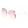 Longchamp occhiali da sole donna LO160S716 farfalla havana con lenti grigie sfumate (65/17/140 mm)