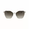 LONGCHAMP Occhiali da sole donna LO180S-727 Havana Brown Gradient Farfalla Cat-Eye 58mm