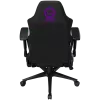 LORGAR CHA41 Sedia da gaming ergonomica Advanced, tessuto Premium Anti-Stain, nero/lilla