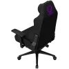 LORGAR CHA41 Sedia da gaming ergonomica Advanced, tessuto Premium Anti-Stain, nero/lilla