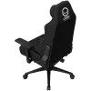 LORGAR CHA41 Sedia da gaming ergonomica Advanced, tessuto premium anti-macchia, nero/bianco