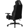 LORGAR CHA41 Sedia da gaming ergonomica Advanced, tessuto premium anti-macchia, nero/bianco