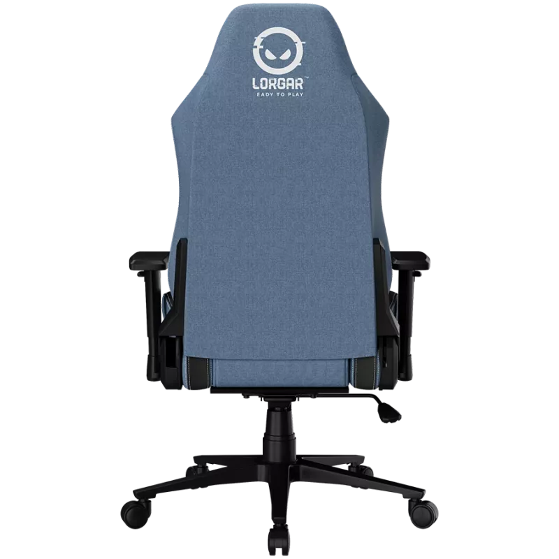 LORGAR CHA41 Sedia da gaming ergonomica Advanced, tessuto Premium Anti-Stain, blu