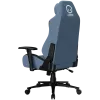 LORGAR CHA41 Sedia da gaming ergonomica Advanced, tessuto Premium Anti-Stain, blu