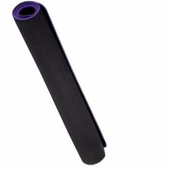 LORGAR RX1FM Tappetino da pavimento Sim Racing Advanced, con bordo overlock, 1700x700x3 mm, nero/viola