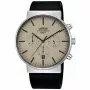 Lorus orologio analogico al quarzo da uomo RT381GX9 – cinturino in acciaio inox 43mm, quadrante nero, resistenza all'acqua 100m