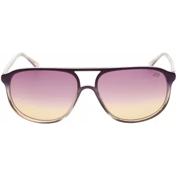 LOZZA SL1872 Occhiali da sole unisex - Montatura nera, lenti grigie - 58/15/140 mm