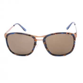 LOZZA SL2199 Occhiali da sole unisex - montatura in acetato rettangolare protezione UV400 - 57/20/135 mm