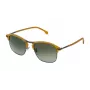LOZZA SL2292M55627K Occhiali da sole rettangolari uomo - Montatura in acetato nero, lenti in policarbonato grigie, protezione UV400