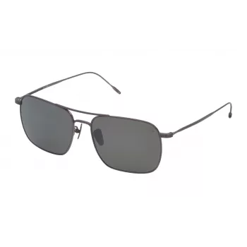 Occhiali da sole uomo LOZZA SL2305 - montatura in acetato Havana, lenti in policarbonato marroni, protezione UV400, larghezza lente 57 mm
