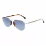 LOZZA SL2394-570579 Occhiali da sole uomo rettangolari in acetato, lenti grigie, 57/15/140 mm