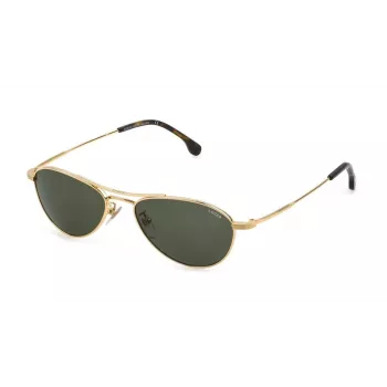 LOZZA SL2400-540300 Occhiali da sole uomo rettangolari Havana marrone 54/20/145 mm UV400