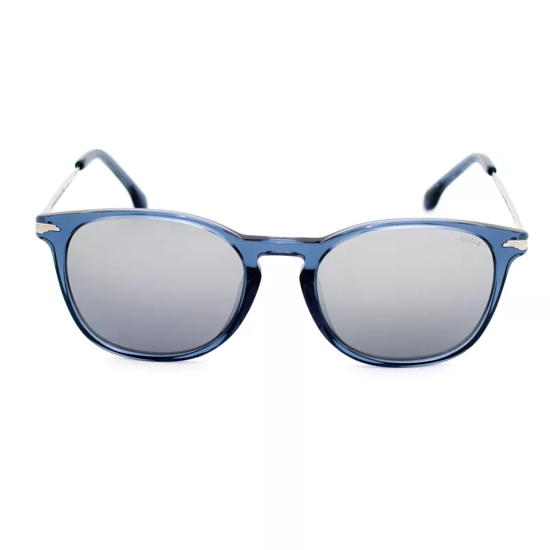 Occhiali da sole unisex LOZZA SL4159M-955X rettangolari nero grigio fumé 52mm