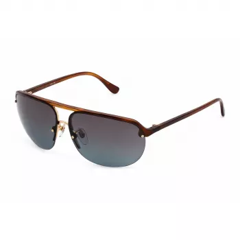 LOZZA SL4260-650706 Occhiali da sole rettangolari uomo dark havana grigio